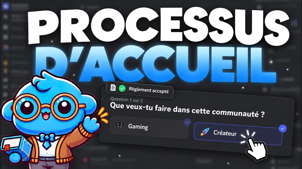 Miniature : Processus d'accueil Discord : onboarding et règlement obligatoire
